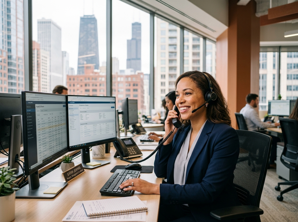 24/7 Live Chicago Dispatch Desk Operator Answering Emergency Calls